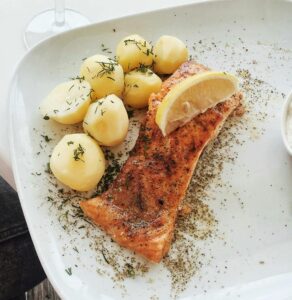 Baked salmon recipe